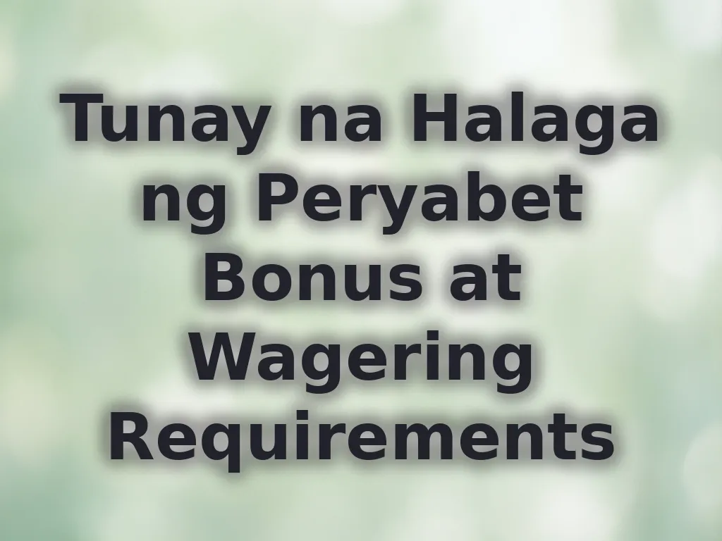 Bonus Value Calculation
